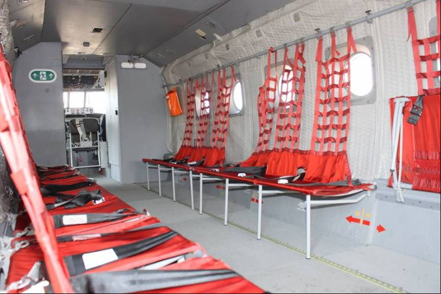 Pristino interior del recien llegado C-212. (Luis Pi