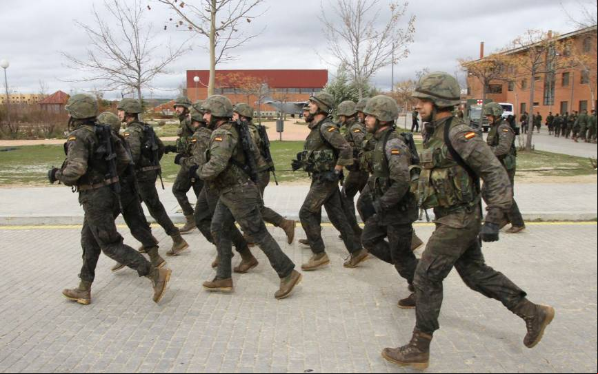 Los del equipo del Regimiento de Caballer