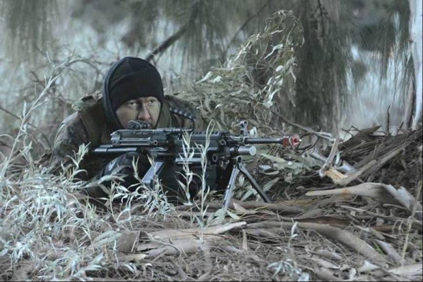 La Minimi forma parte del arsenal de los Infantes de Marina