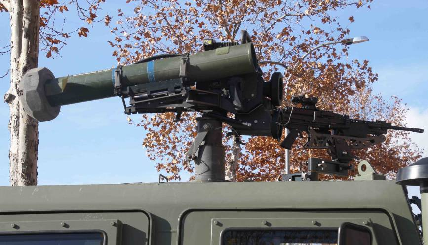 Detalle del armamento del ST5, en primer plano el misil