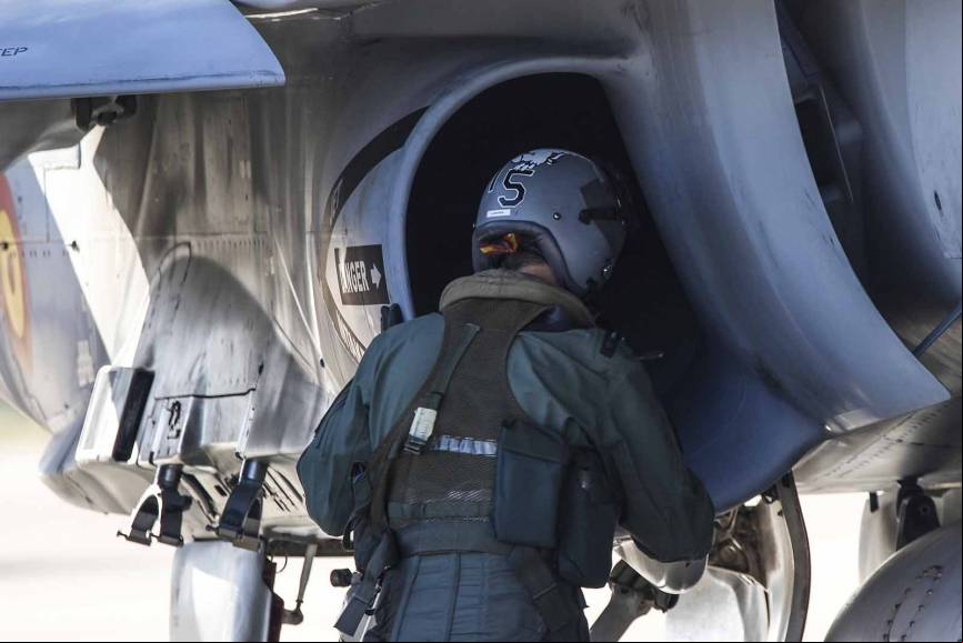 Cada piloto realiza la revisi