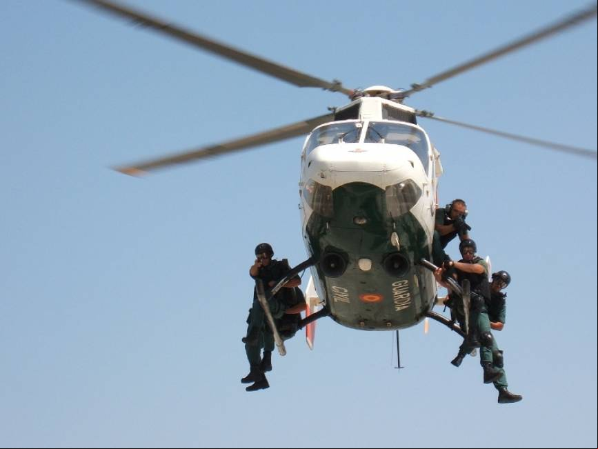 El apoyo a las unidades de Operaciones Especiales de la Guardia Civil son una de las labores m