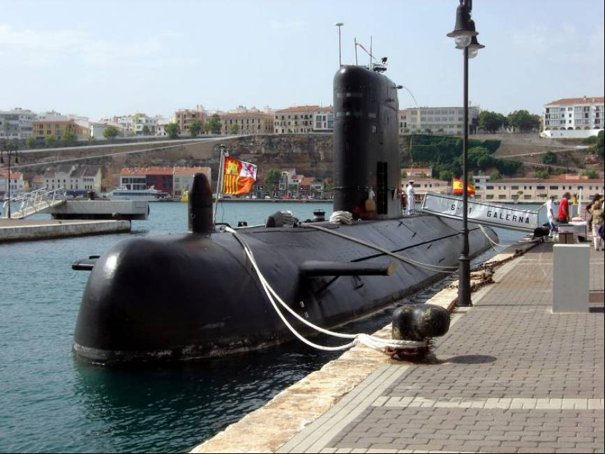 Submarino Galerna (Foto: Florencio Pe