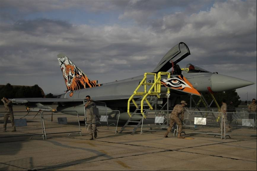 3- Otra de las estrellas de la jornada fue el Eurofighter