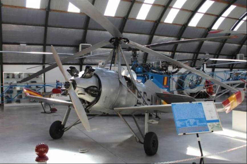 AUTOGIRO LA CIERVA C-19MK-4P. Primera vez en la historia que una aeronave de ala giratoria se utiliz