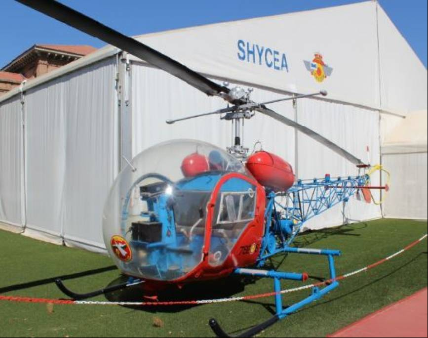 AGUSTA BELL AB47 G-3B. Los primeros ejemplares sirvieron en la Escuela de Helic