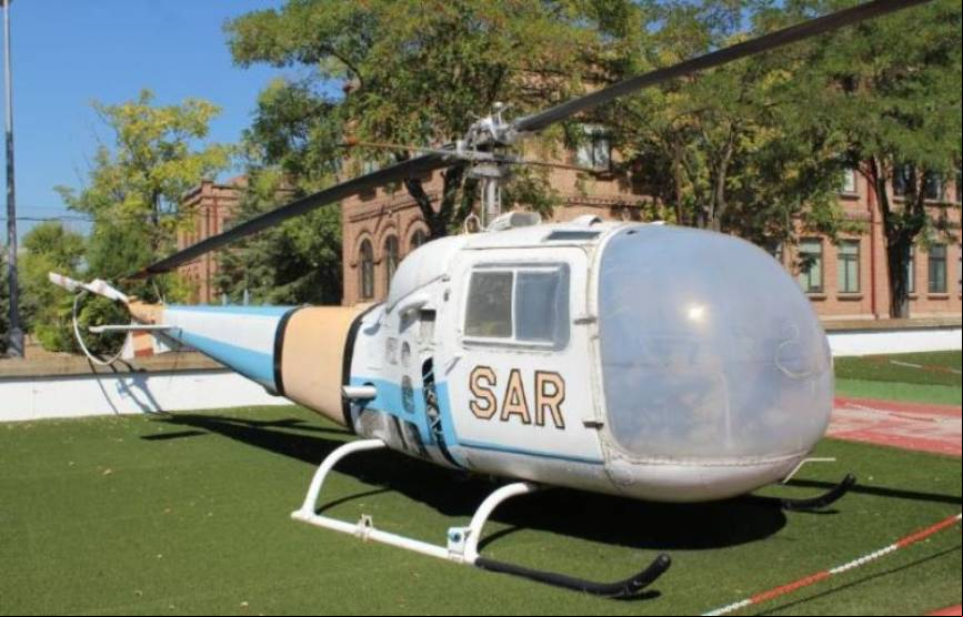 AEROSPATIALE SA-318 C ALOUETTE II. Cinco ejemplares como este sirvieron en la Direcci