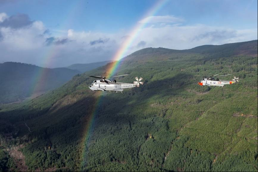 Dos Sea King CH-124 de la Royal Canadian Air Force protagonistas el d