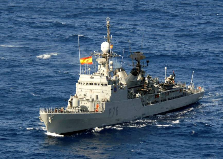 Corbeta Infanta Elena (P-76) convertida en patrullero