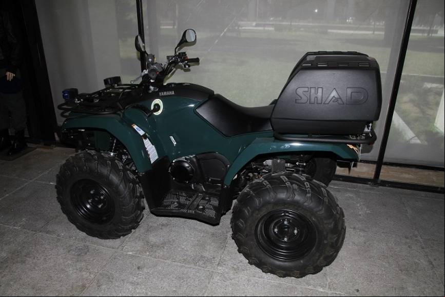 Uno de los nuevos quad Yamaha de la Benem