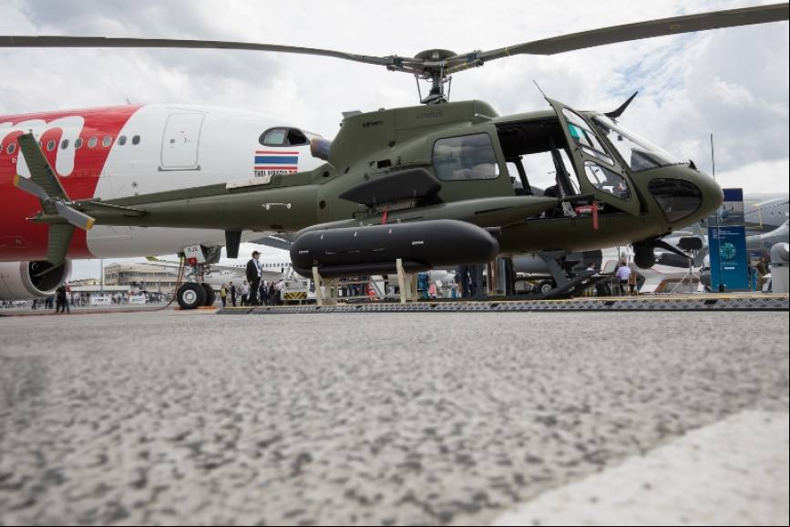 El H125M descrito por AIRBUS como un helic