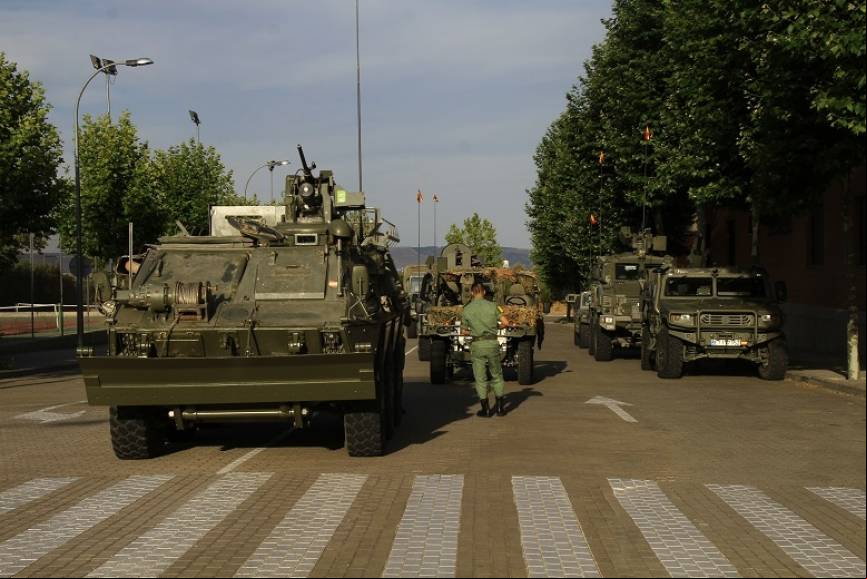 5- En una de las calles que dan a la plaza de Armas de la base