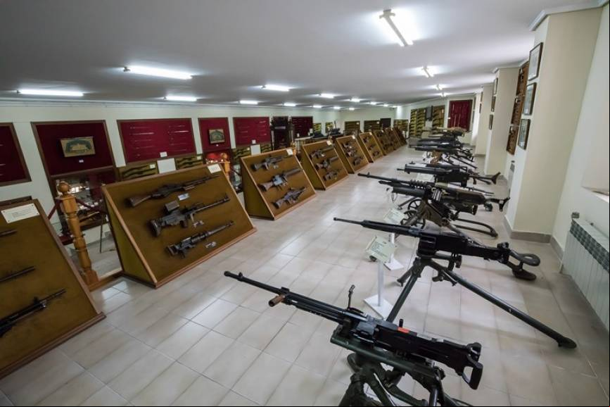 Las exposiciones no solo se limitan a las armas de fuego y artiller