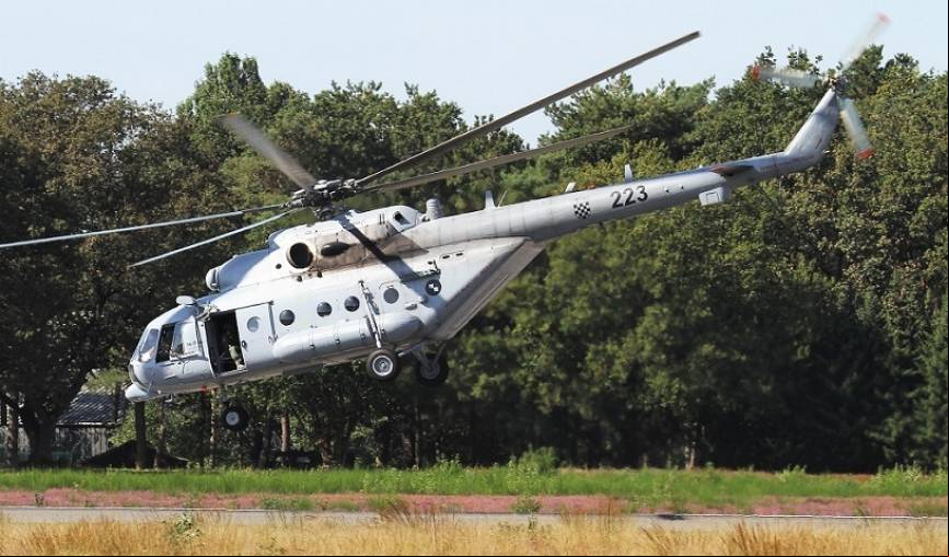 Una de las aeronaves menos frecuentes de ver, fue este helic
