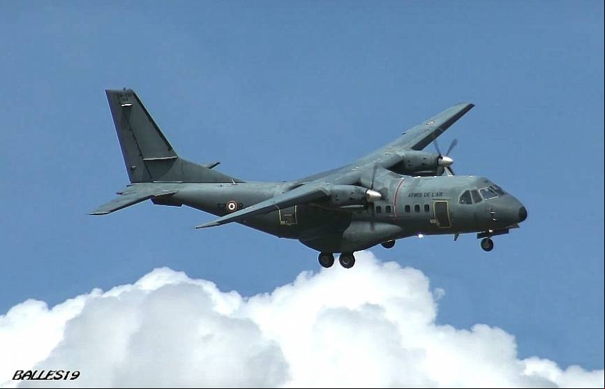 Imagen del Airbus DS CN235 del Arm