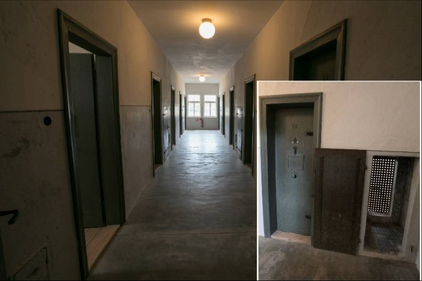 El edificio principal guarda en su interior una zona de celdas para castigar (aun m