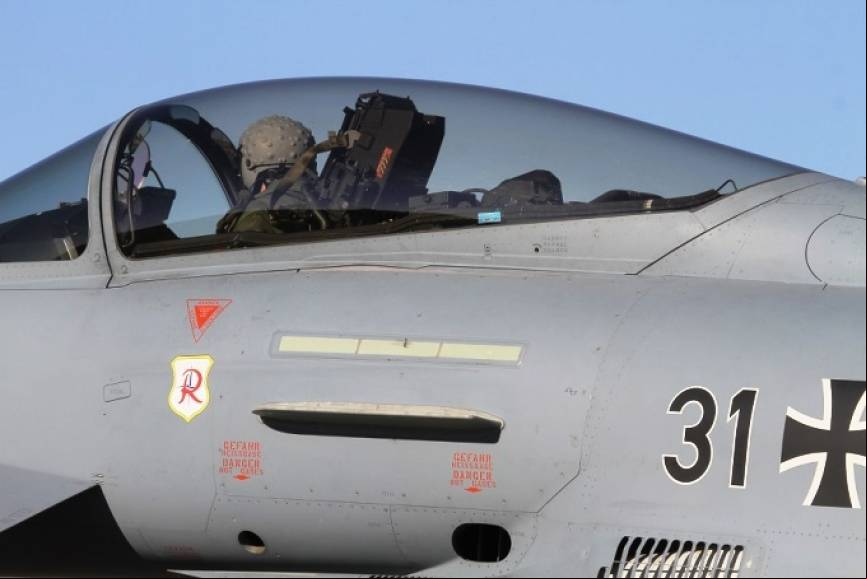 Los pilotos de los Eurofighter alemanes est