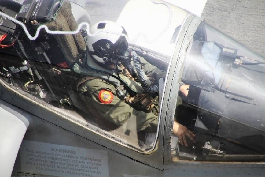 Un piloto de la 9