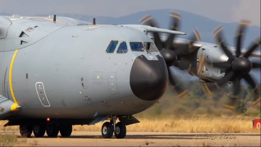 Cabe destacar el excelente rendimiento de sus motores y las capacidades STOL del A400M (Fotos: Pablo Mateos Neira)