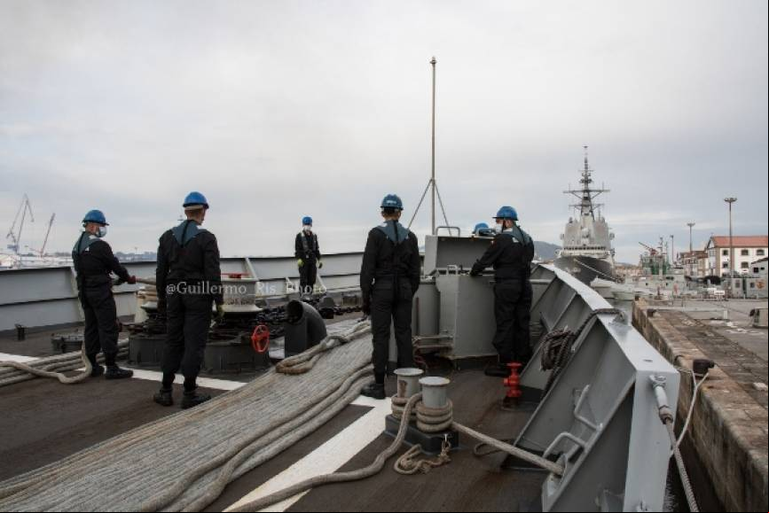 Encuadrado en el ejercicio MARSEC 21, embarcamos en el Patrullero P-71 Serviola para acompa