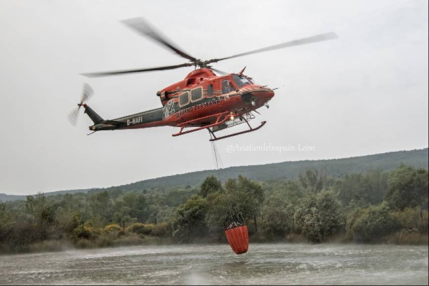 Bell 412 EP "Mike Zulu 2" BRIF Puerto del Pico, Avila