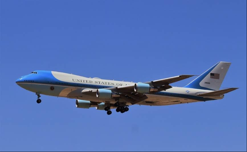 El Boeing 747 o VC-25A de la Fuerza A