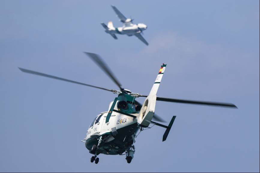 En primer plano Airbus Helicopters AS365 N3