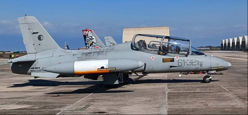 La ITFS tiene operacionales 3 tipos de reactores: MB-339A, MB-339CD y M-346A, a los que se sumaran M-345 a finales de este a