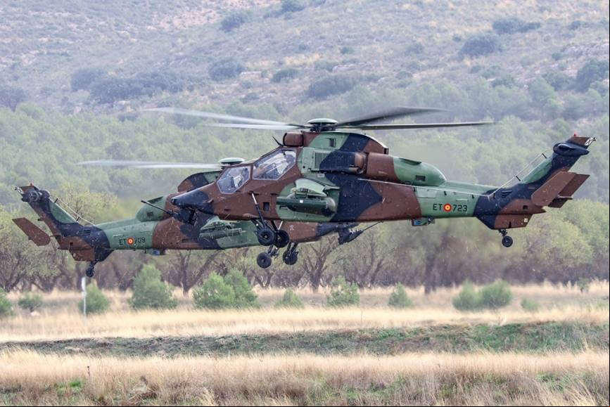 Dos de los seis Airbus Helicopters