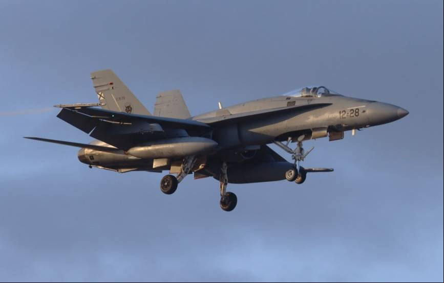 Los veteranos EF-18M del Ej