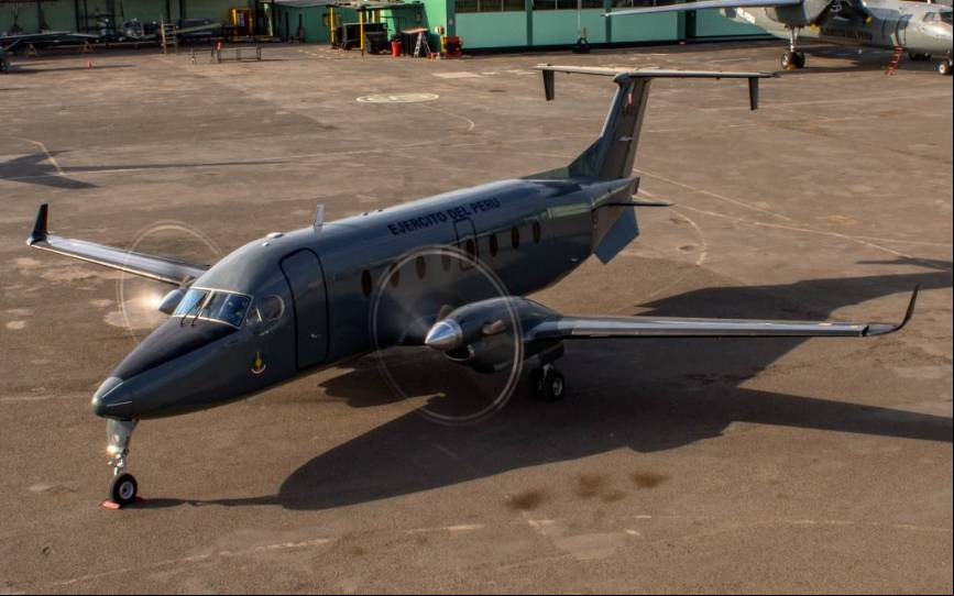 Hawker-Beechcraft 1900D.