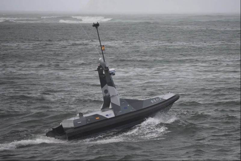 El SEAD 23 navegando a 30 nudos (Seadrone)