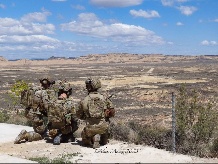 Un equipo JTAC de la USAF con el caracter