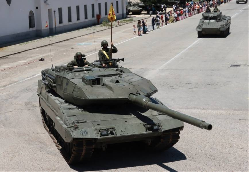 Uno de los carros de combate