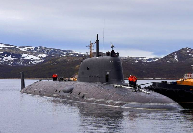 El primero de los submarinos Yasen-M, el 