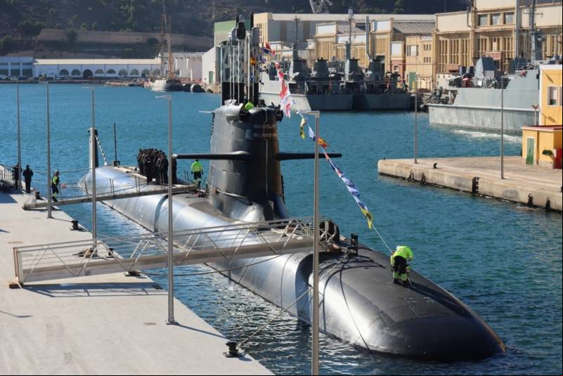 Imagen del submarino S-81 