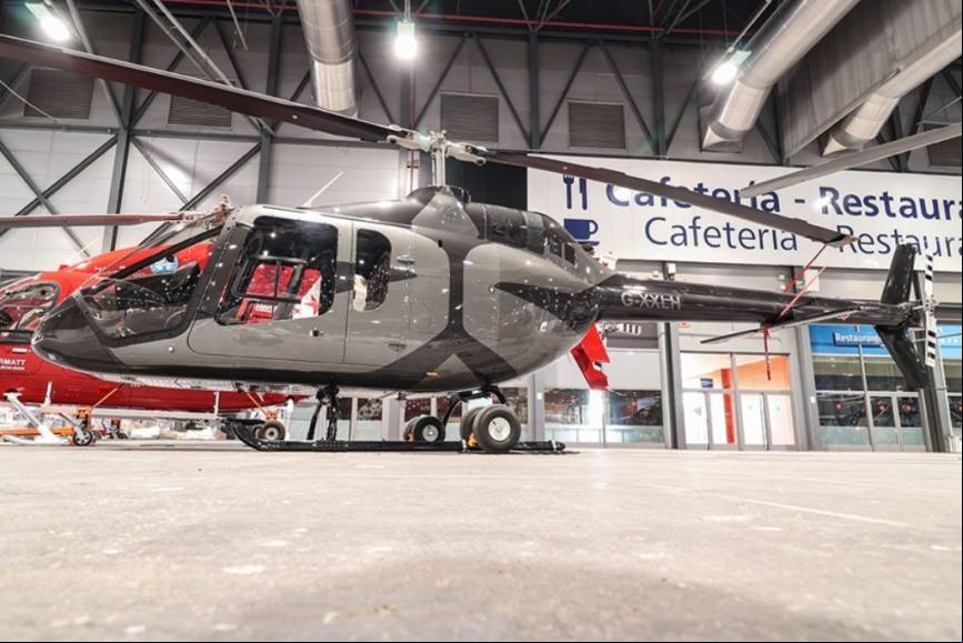 Otro de los Bell estadounidenses presentes en el European Rotors, es este 505 Jet Ranger X.