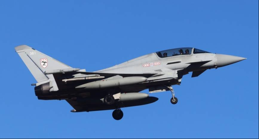 Entre los 8 Eurofighter