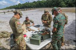 Guardia Nacional de Florida entrena a  de la Fuerzas de Defensa de Guyana. (Foto: SOUTHCOM)