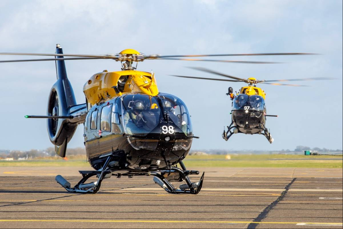 H145 del Reino Unido.