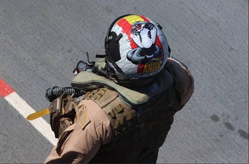 Otro detalle del preciso casco de