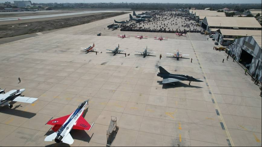 Vista Aerea del Festival Aereo