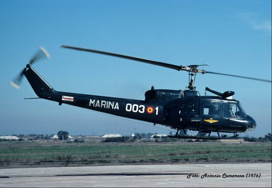 El primero de los AB-204B que emple