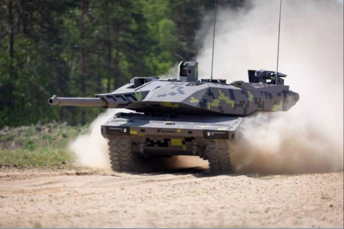 Carro de combate Panther KF51 de Rheinmetall. 