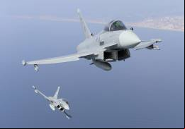 Foto: Aviones de combate Eurofighter del Ej