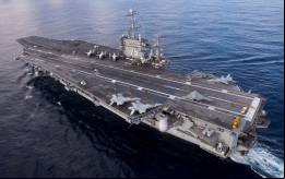 El portaaviones USS 