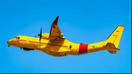 Uno de los Airbus CC-295 Kingfisher de la Real Fuerza A