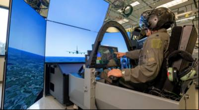 Simulador del F-35. (foto: Lockheed Martin)