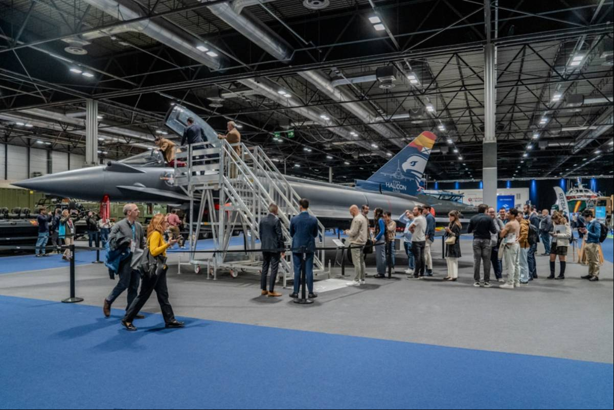 La maqueta de Eurofighter presente en FEINDEF que ser