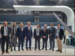 Joachim Sucker (Director de OCCAR) junto con representantes de la Comisi